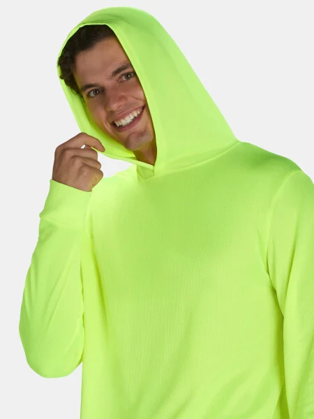 Erkaklar uchun uzoq yengli poliesterdan tikilgan ishlash ko'ylagi, M-XXL o'lchamlar - Modazone (1)