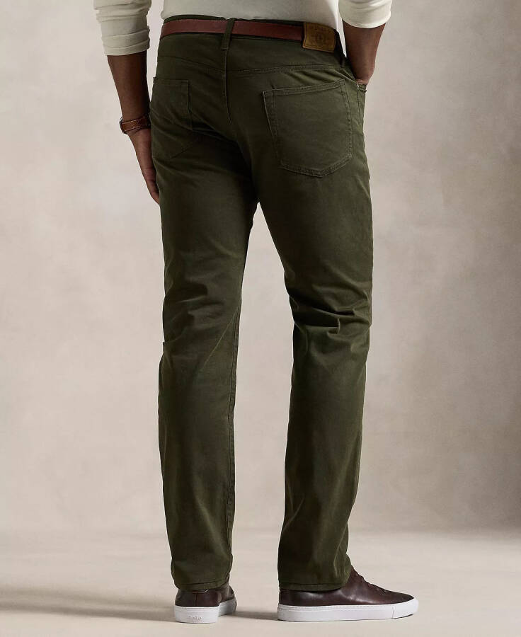 Erkaklar uchun Varick katta va uzun bo'yli Slim Straight Stretch Sateen Pant Green - 2