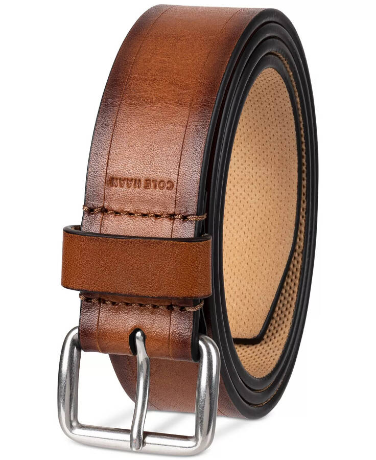 Erkaklar uchun Wakefield Burnished Dress Belt Tan kamar - 5