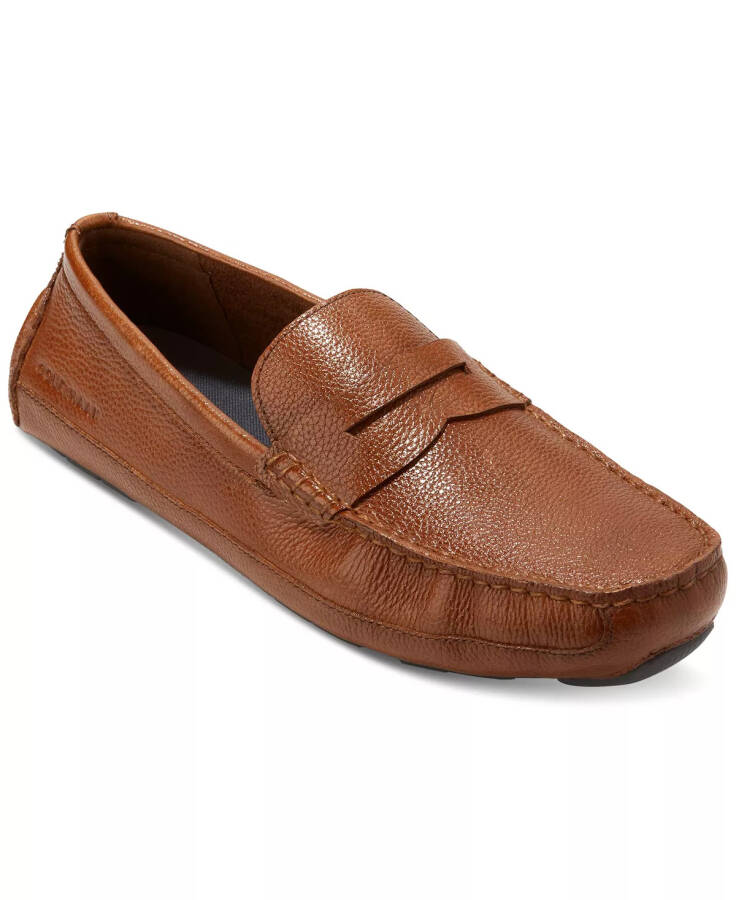 Erkaklar uchun Wyatt Slip-On Penny Haydovchilar Britaniya Tan - 1