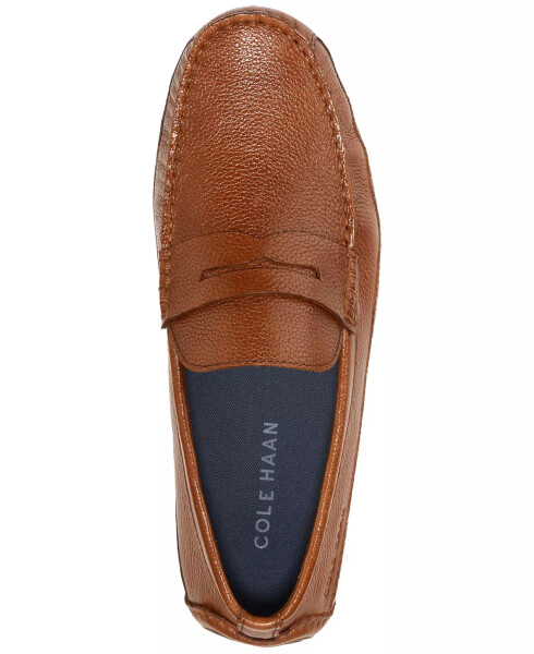 Erkaklar uchun Wyatt Slip-On Penny Haydovchilar Britaniya Tan - 6