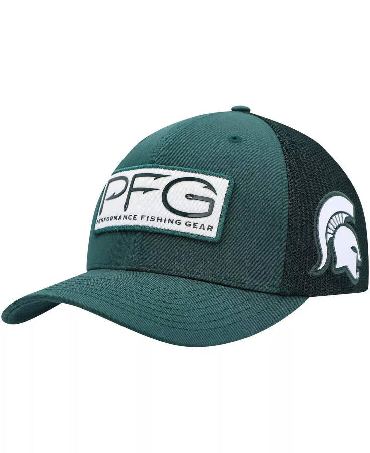 Erkaklar uchun yashil Michigan State Spartans PFG Hooks Flex shlyapa Green - 1