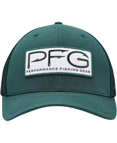 Erkaklar uchun yashil Michigan State Spartans PFG Hooks Flex shlyapa Green - 4