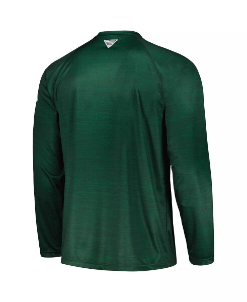 Erkaklar uchun yashil Michigan State Spartans PFG Terminal Tackle Omni-Shade Raglan uzun yengli futbolka yashil - 3