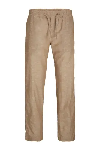 Erkaklar uchun zig'ir aralash Jogger shimlari - Kane - 3