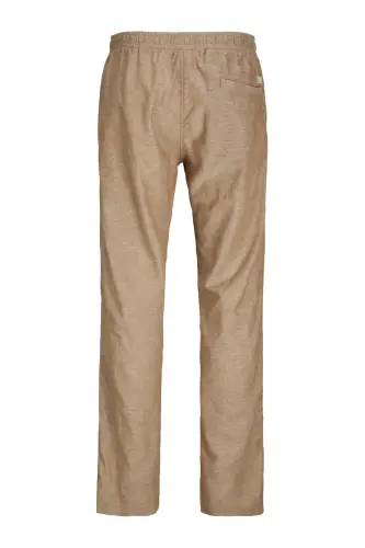 Erkaklar uchun zig'ir aralash Jogger shimlari - Kane - 4
