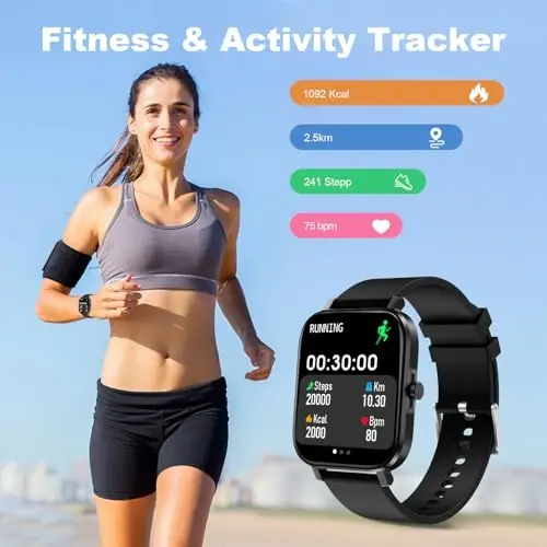 Erkaklar va ayollar uchun aqlli soat SmartWatch 1.83