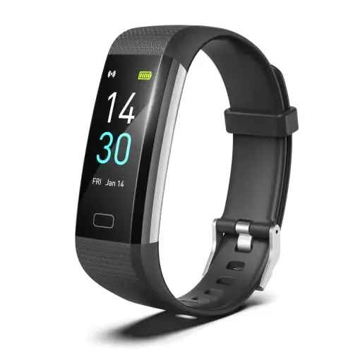 Erkaklar va ayollar uchun fitness-treker, faoliyat trekeri va uyqu monitoringi bilan suv o'tkazmaydigan fitness soati, Android va iOS telefonlari uchun aqlli soat - FITNESS