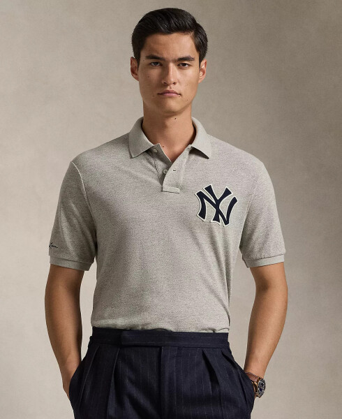 Erkaklar Yankees Polo Futbolka Loft Heather - 1