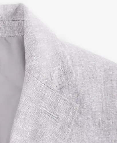 Men's 100% Linen Blazer, Created for Modazone - Grey Slate - 4