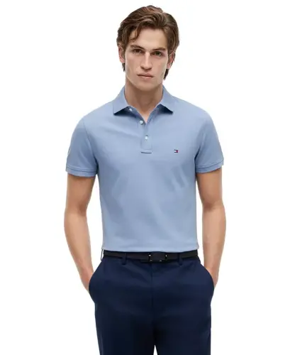 Men's Iconic 1985 Slim-Fit Polo Shirt - Brisk Blue 
