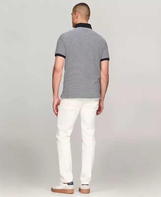 Men's 1985 Slim-Fit Polo Shirt - Desert Sky / White - 4