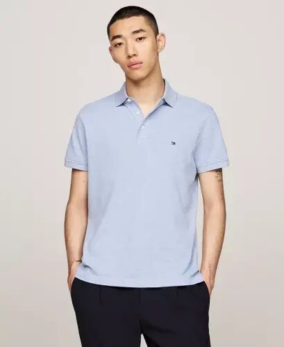 Erkek 1985 Slim Fit Polo Tişörtü - Koyu Mavi Melanj 