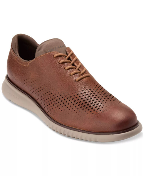 Erkek 2. Zerogrand Laser Wing Oxford Ayakkabılar Pecan, Truffle, Cobblestone - 1