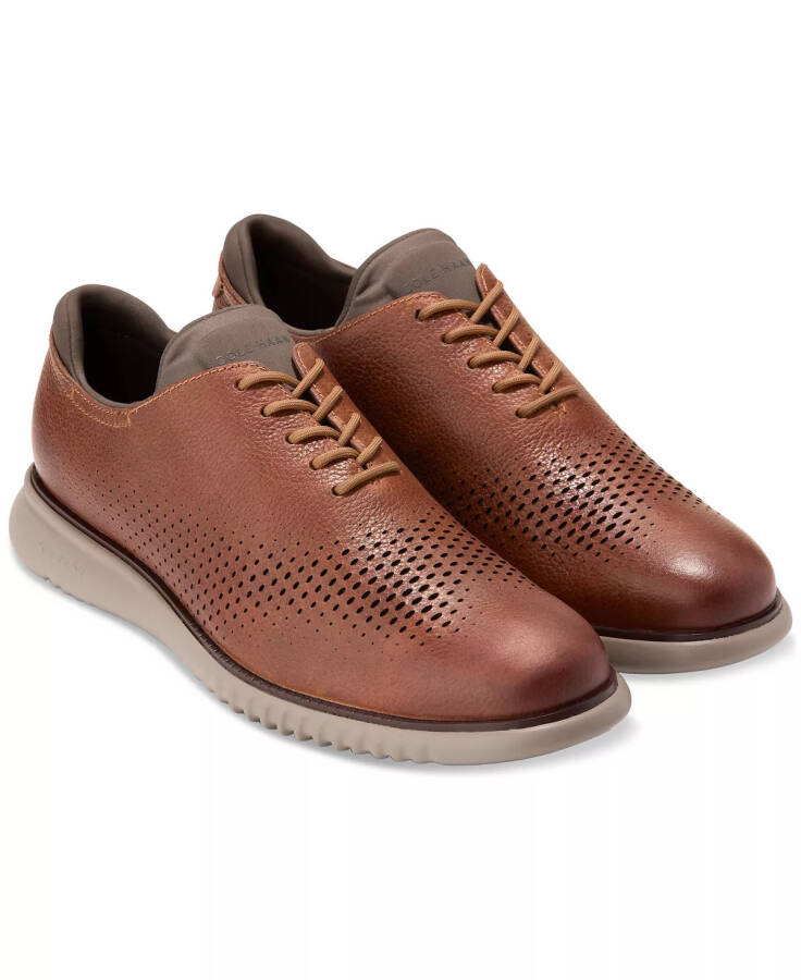 Erkek 2. Zerogrand Laser Wing Oxford Ayakkabılar Pecan, Truffle, Cobblestone - 7