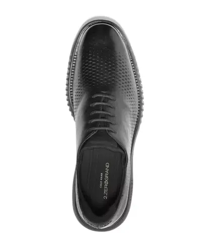 Men's 2.Zerogrand Laser Wing Oxford Shoes - Black, Black - 5