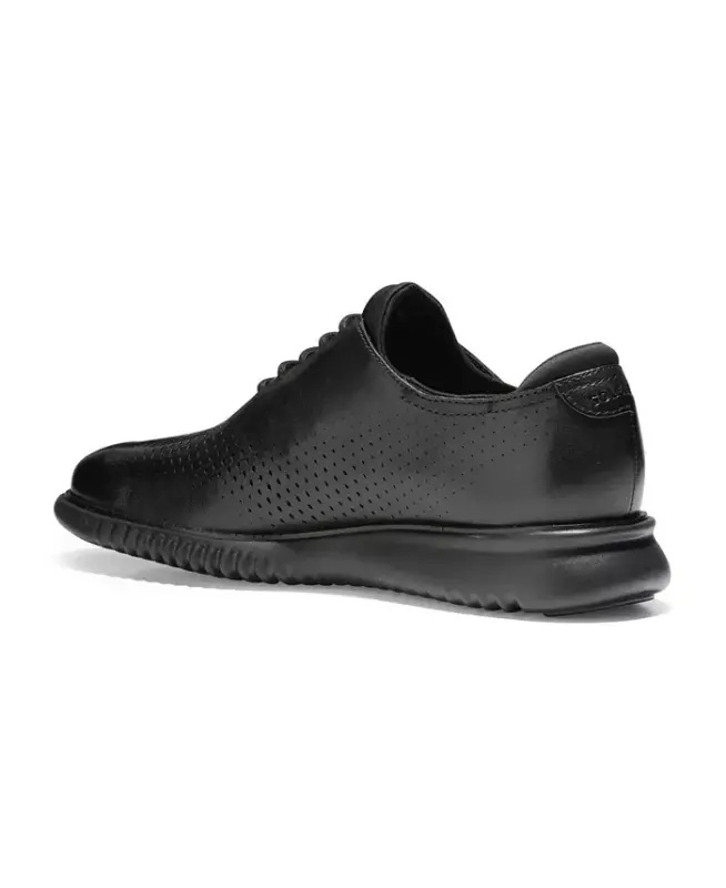 Men's 2.Zerogrand Laser Wing Oxford Shoes-Black, Black - 3