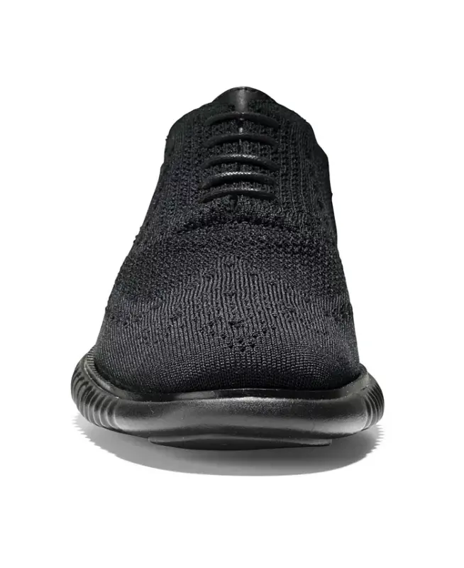 Men's 2.Zerogrand Stitchlite Oxford Shoes - Black, Black - 4