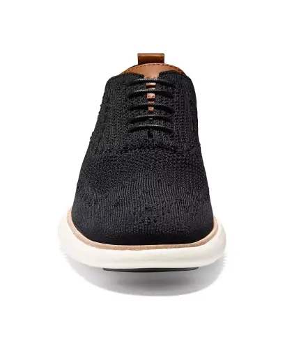 Men's 2.Zerogrand Stitchlite Oxford Shoes - Black, White - 6