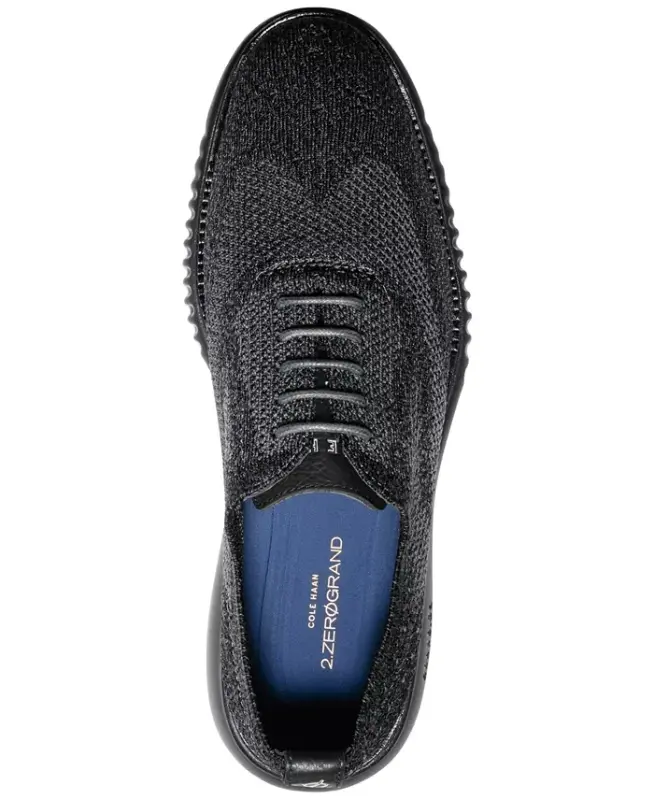 Men's 2.Zerogrand Stitchlite Oxford Shoes - Black/magnet/black - 2
