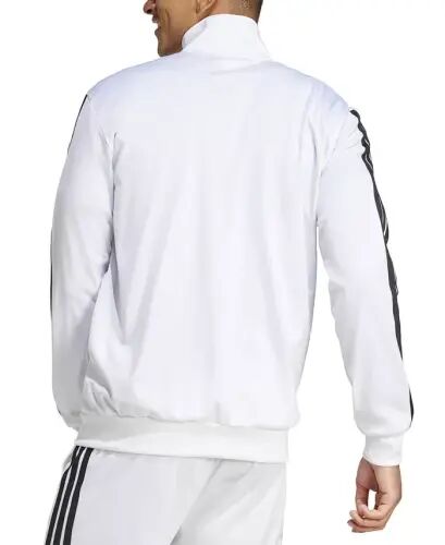 Men's 3 Stripes Tricot Regular Track Jacket - White - 3