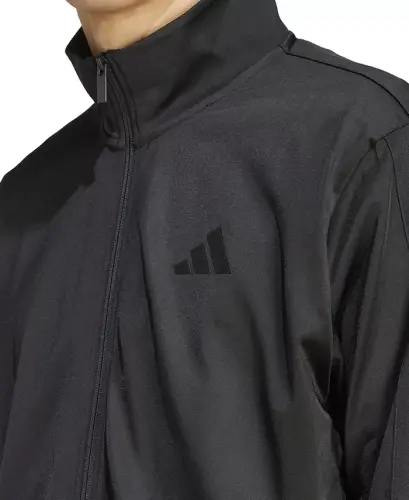 Men's 3 Stripes Tricot Regular Track Jacket-Black - ADIDAS (1)
