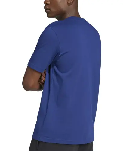 Men's 3 Bar Logo Graphic Cotton T-Shirt-Dkblue/whi - ADIDAS (1)