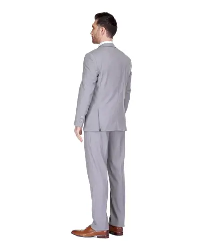 Men's 3-Piece Classic Fit Performance Stretch Suit - 4
