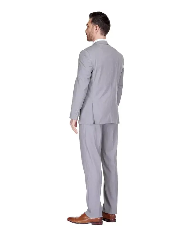 Men's 3-Piece Classic Fit Performance Stretch Suit - 4