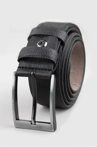 Erkek 3,5 Cm Klasik Kahverengi Kemer-Kahve1 - 1