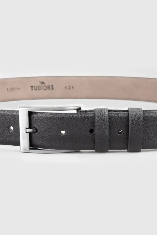 Erkek 3,5 Cm Klasik Kahverengi Kemer-Kahve1 - 2