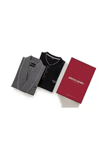 Erkek 3lü Kısa Röpteşambır Set-LACİVERT - 3