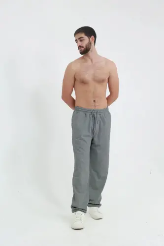 Erkek 4 Lü Eşofman Altı Geniş Kesim Baggy Rahat Kalıp Bol Paça - Çok Renkli - 5