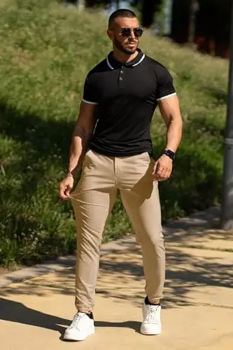 Men's 4-Way Stretch Slim Tapered Fit Golf Joggers -30