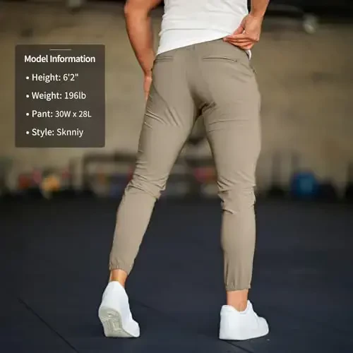 Men's 4-Way Stretch Slim Tapered Fit Golf Joggers -30