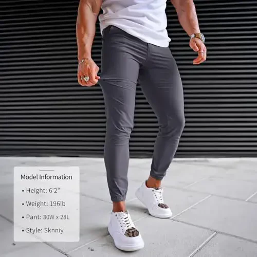 Men's 4-Way Stretch Slim Tapered Fit Golf Joggers -30