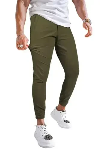 Men's 4-Way Stretch Slim Tapered Fit Golf Joggers -30