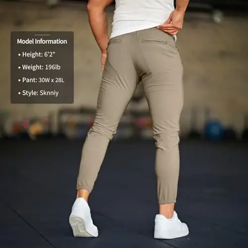 Men's 4-Way Stretch Slim Tapered Fit Golf Joggers -30