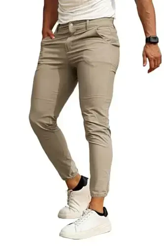 Men's 4-Way Stretch Slim Tapered Fit Golf Joggers -30