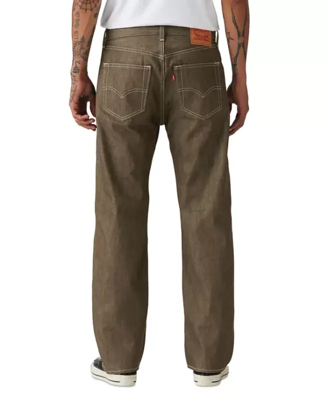 Men's 501® Original Shrink-to-Fit™ Non-Stretch Jeans - Brown Stf - 2