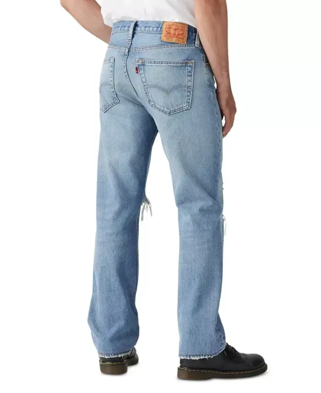Men's 501® Original Fit Button Fly Non-Stretch Jeans-L Ookin Good Dx - 3