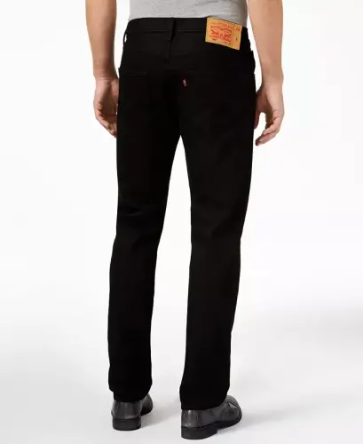 Men's 501 Straight-Fit Button Fly Stretch Jeans - Listless stretch - 5