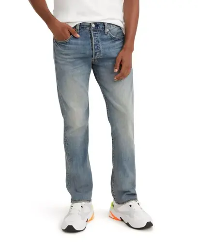 Erkek 501® Orijinal Kesim Düğmeli Esnek Kot Pantolon 