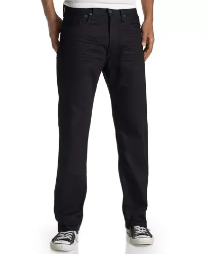 Men's 501® Original Fit Button Fly Non-Stretch Jeans-Nickel Black 