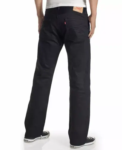 Men's 501® Original Fit Button Fly Non-Stretch Jeans-Nickel Black - LEVI'S (1)