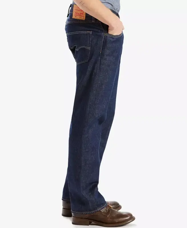 Men's 501 Straight-Fit Button Fly Stretch Jeans - The rose stretch - 2