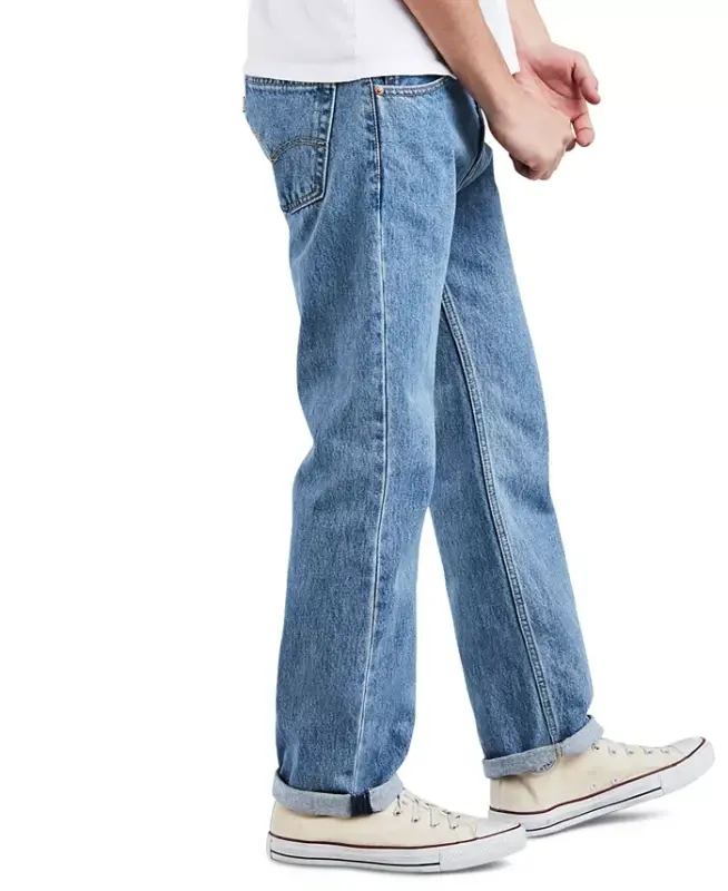 Men's 505™ Non-Stretch Regular Fit Jeans - Light Stonewash - 3