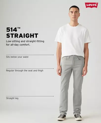 Men's 514 Straight Fit Eco Performance Jeans - Loud Opinions - 4