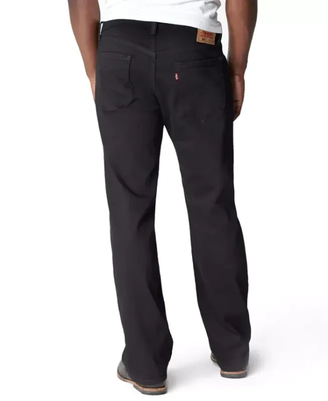 Men's 559 Relaxed Straight-Fit Stretch Jeans - Black - 2