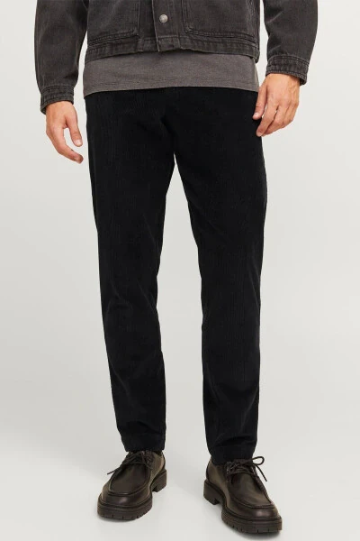 Erkek Ace Corduroy Chıno Pantolon-SİYAH - 3